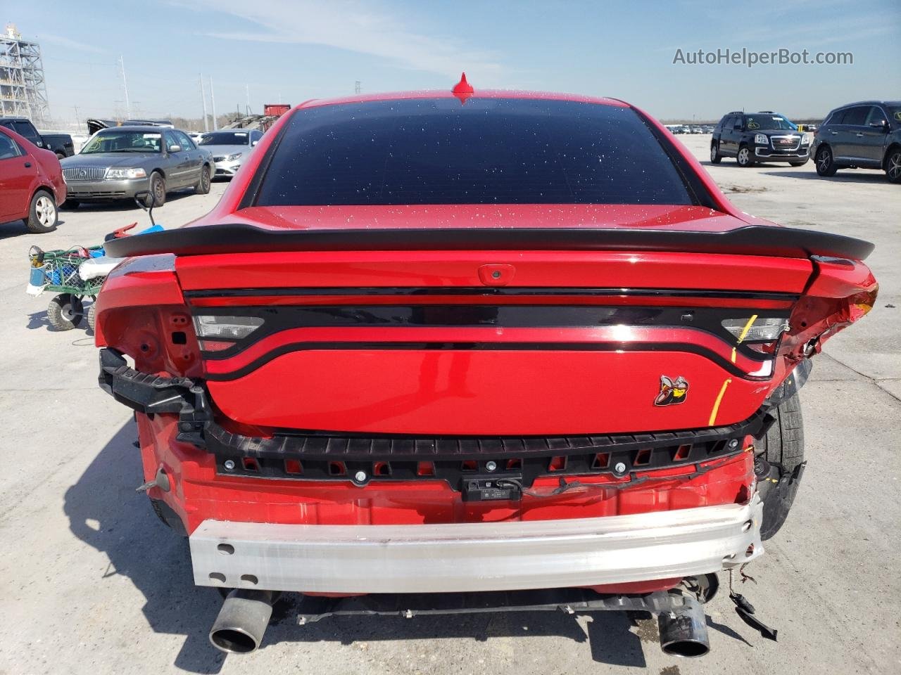 2021 Dodge Charger Scat Pack Красный vin: 2C3CDXGJ7MH621671
