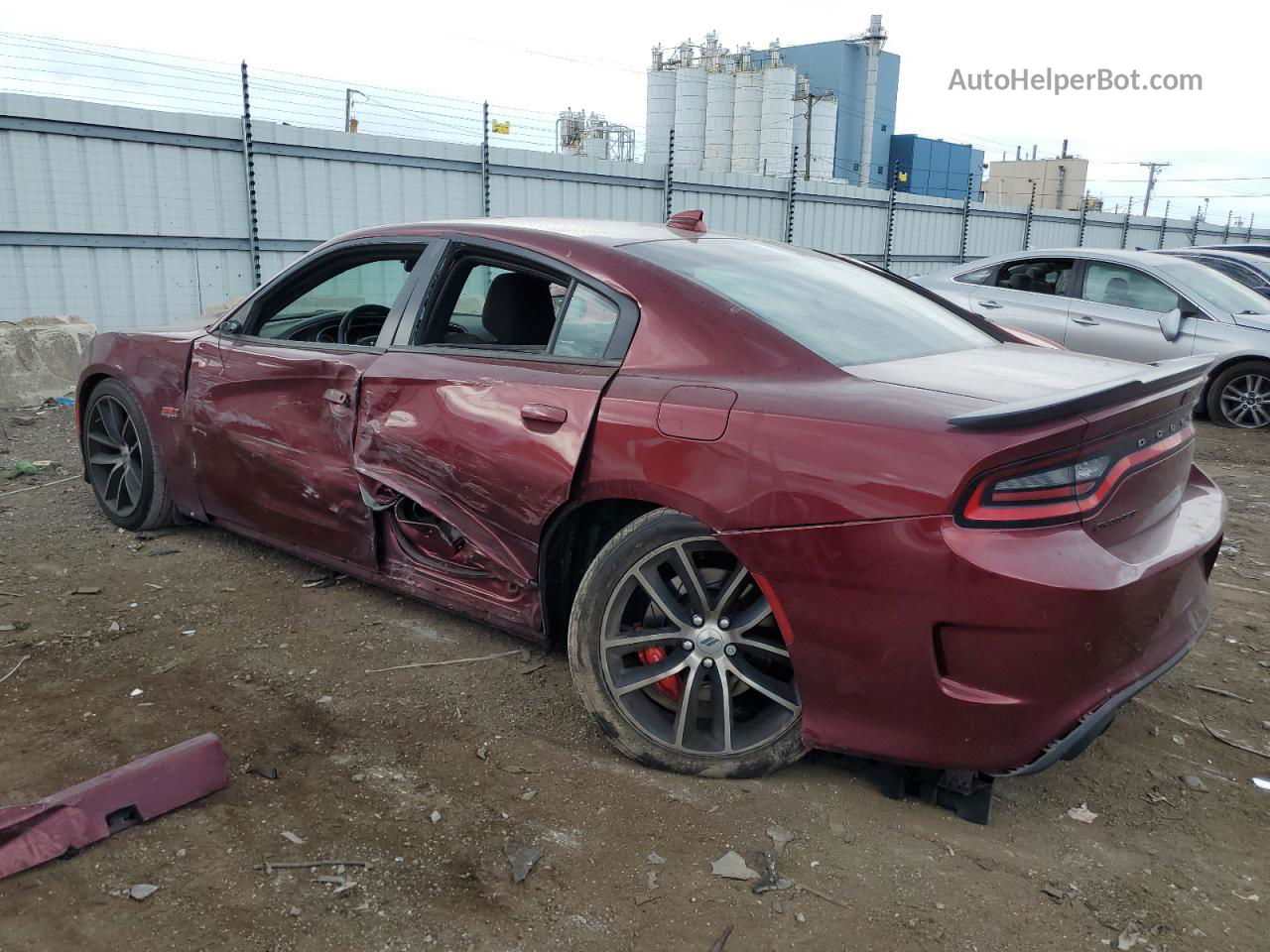 2017 Dodge Charger R/t 392 Burgundy vin: 2C3CDXGJ8HH617537