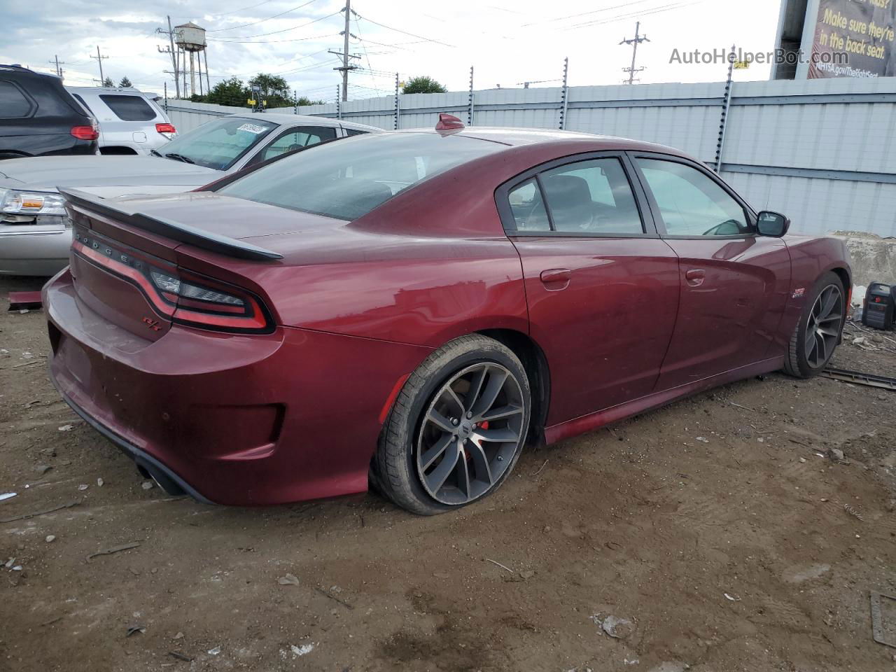 2017 Dodge Charger R/t 392 Burgundy vin: 2C3CDXGJ8HH617537