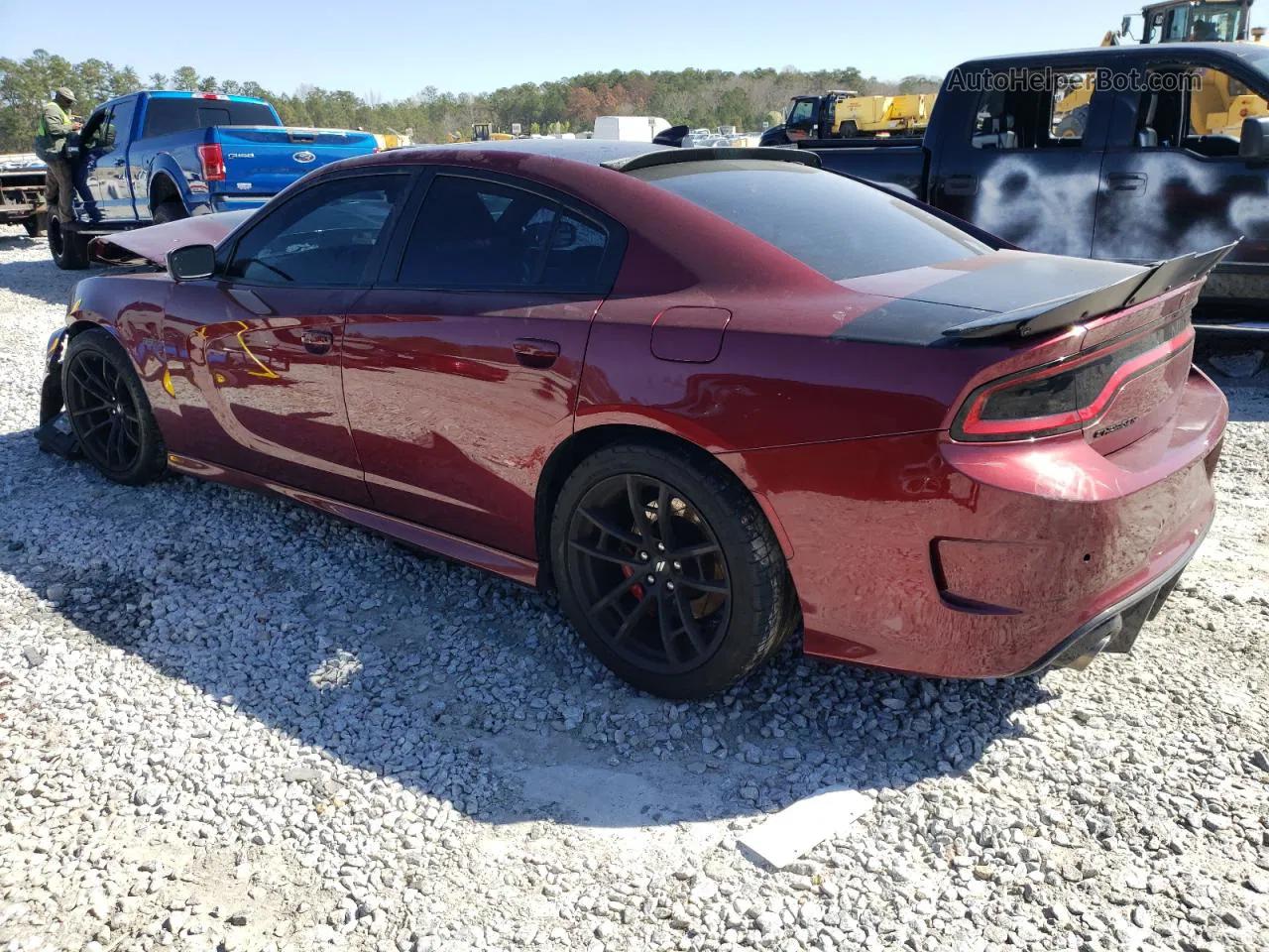 2018 Dodge Charger R/t 392 Burgundy vin: 2C3CDXGJ8JH200621