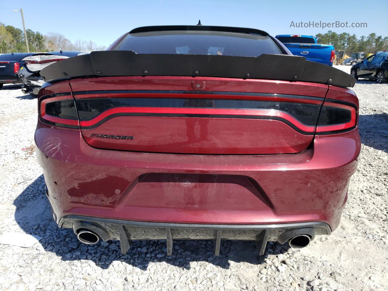 2018 Dodge Charger R/t 392 Burgundy vin: 2C3CDXGJ8JH200621