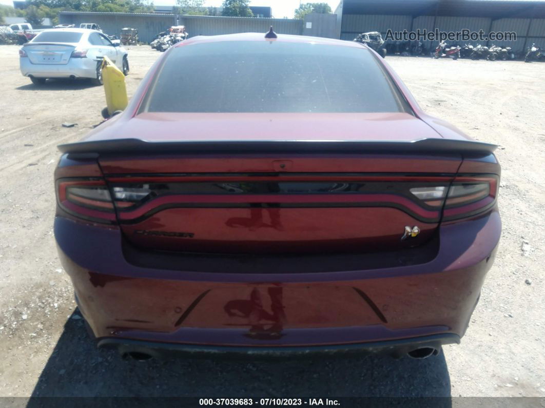 2021 Dodge Charger Scat Pack Rwd Maroon vin: 2C3CDXGJ8MH503919