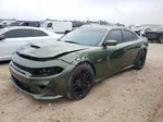 2021 Dodge Charger Scat Pack Зеленый vin: 2C3CDXGJ8MH515522