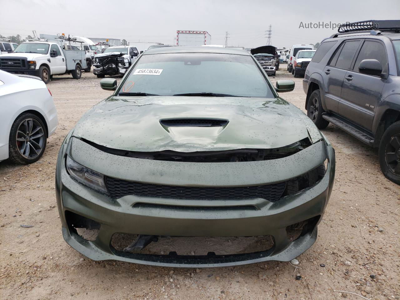 2021 Dodge Charger Scat Pack Green vin: 2C3CDXGJ8MH515522