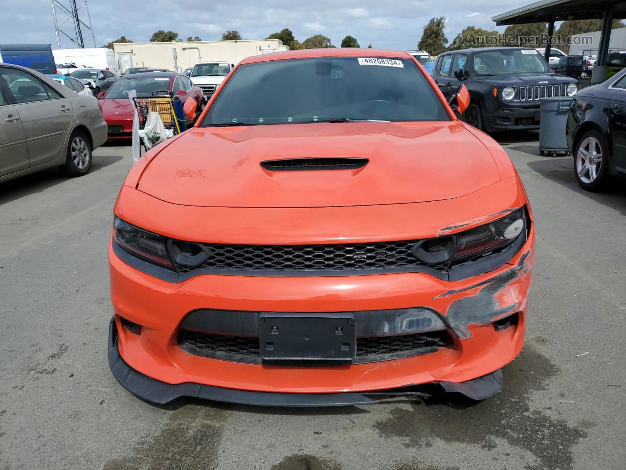 2021 Dodge Charger Scat Pack Orange vin: 2C3CDXGJ8MH539965