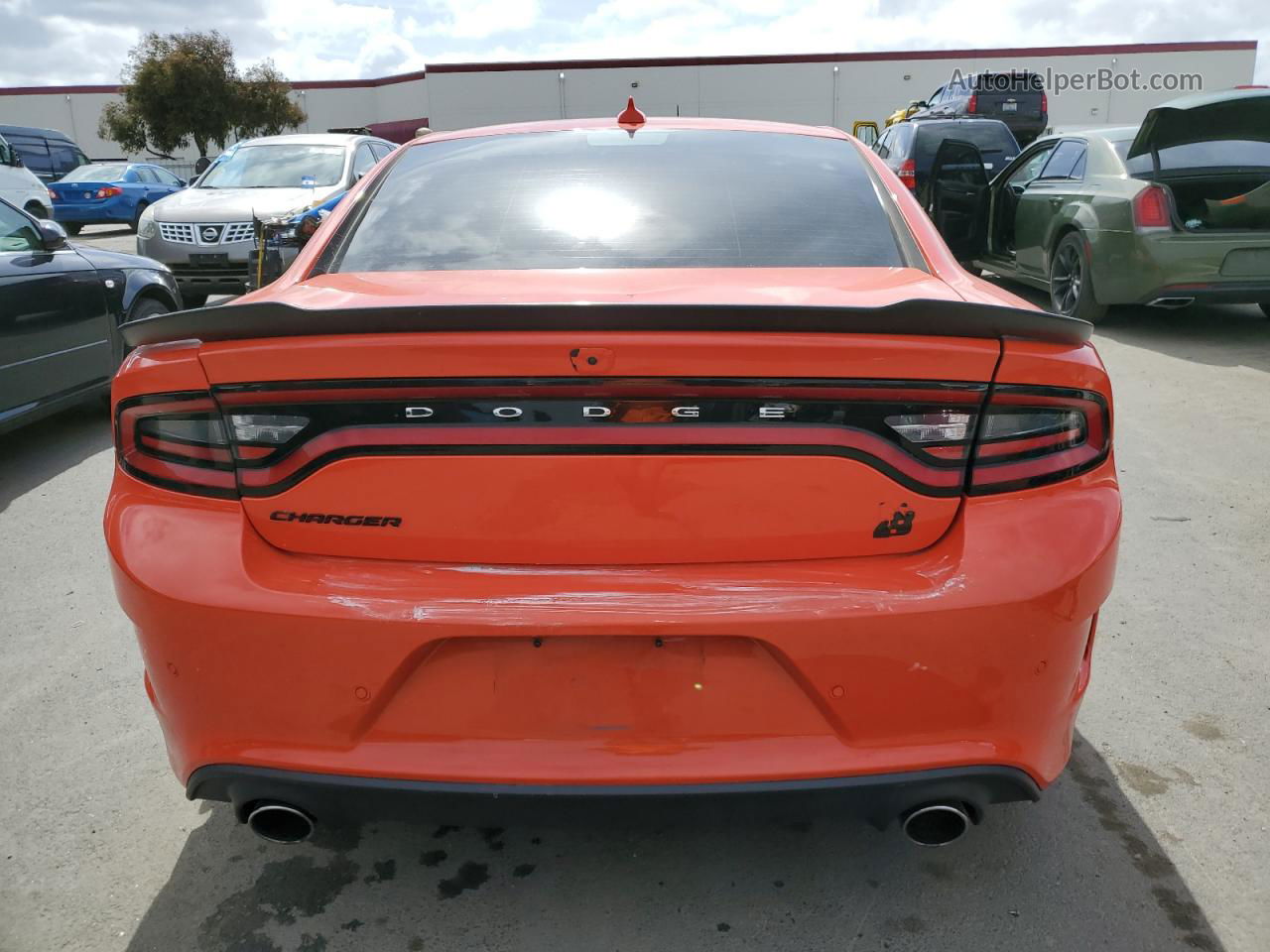 2021 Dodge Charger Scat Pack Orange vin: 2C3CDXGJ8MH539965