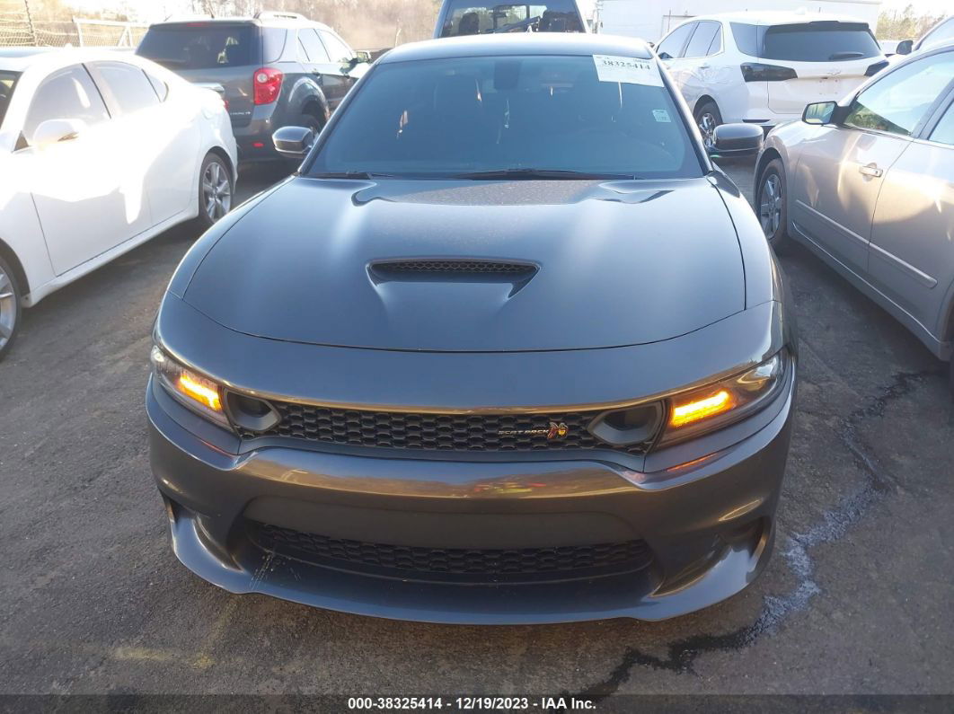2021 Dodge Charger Scat Pack Rwd Gray vin: 2C3CDXGJ8MH557740