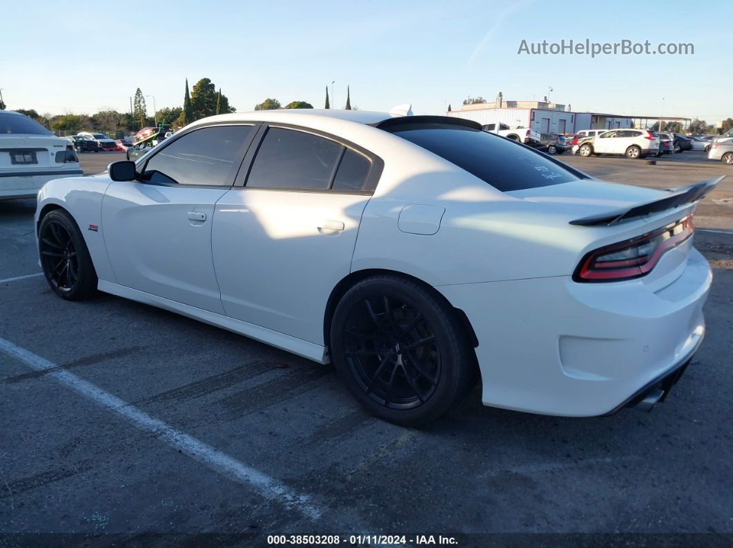 2021 Dodge Charger Scat Pack Rwd White vin: 2C3CDXGJ8MH576305