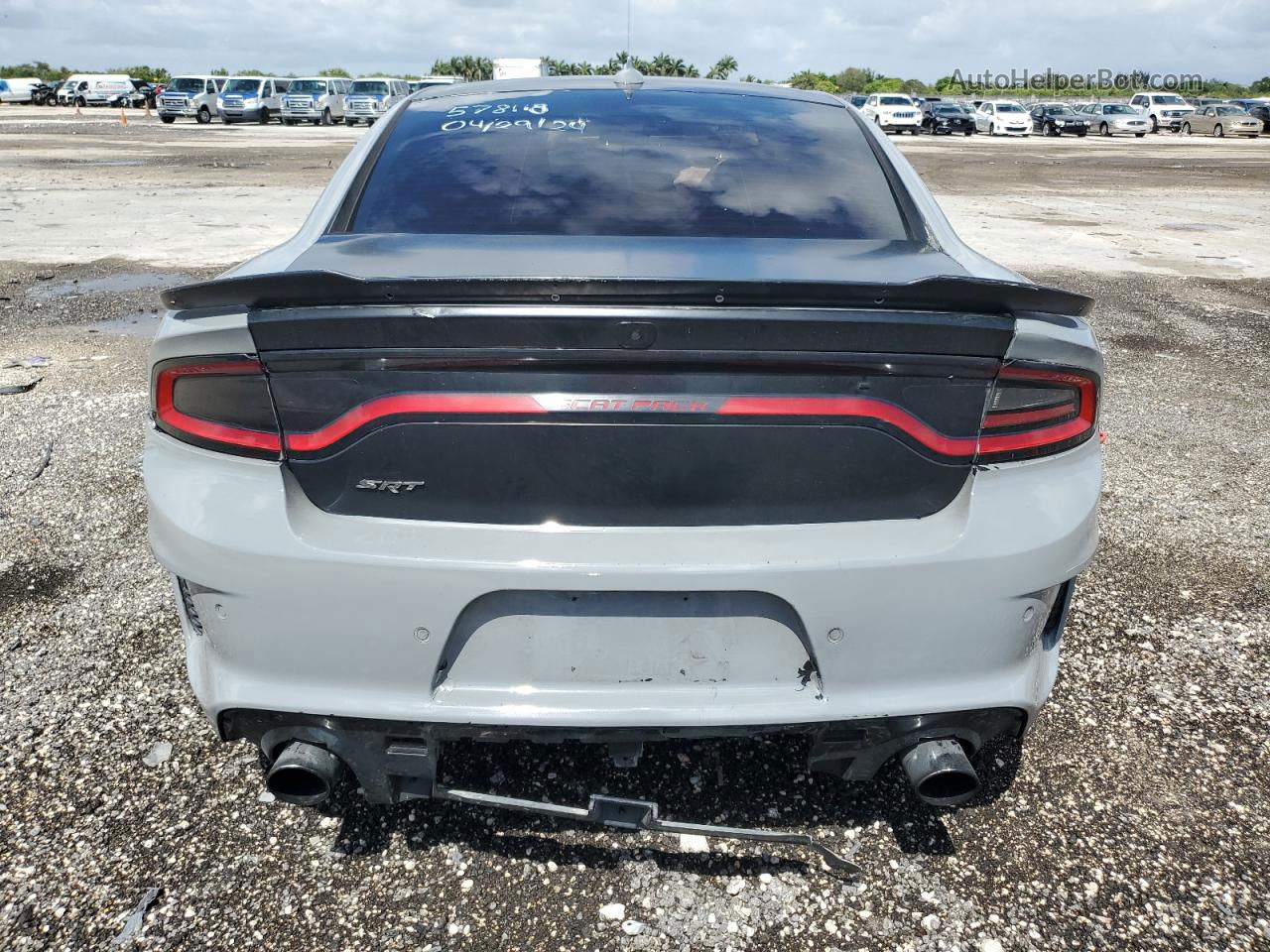 2021 Dodge Charger Scat Pack Gray vin: 2C3CDXGJ8MH578118