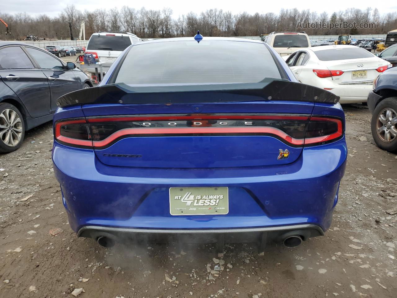 2021 Dodge Charger Scat Pack Blue vin: 2C3CDXGJ8MH611716