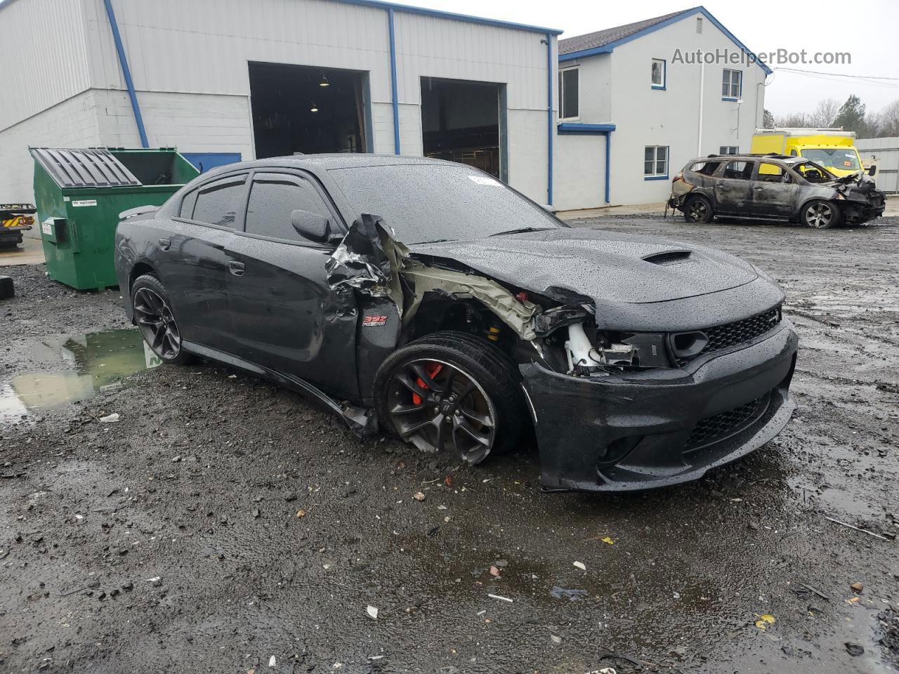 2021 Dodge Charger Scat Pack Black vin: 2C3CDXGJ8MH614650