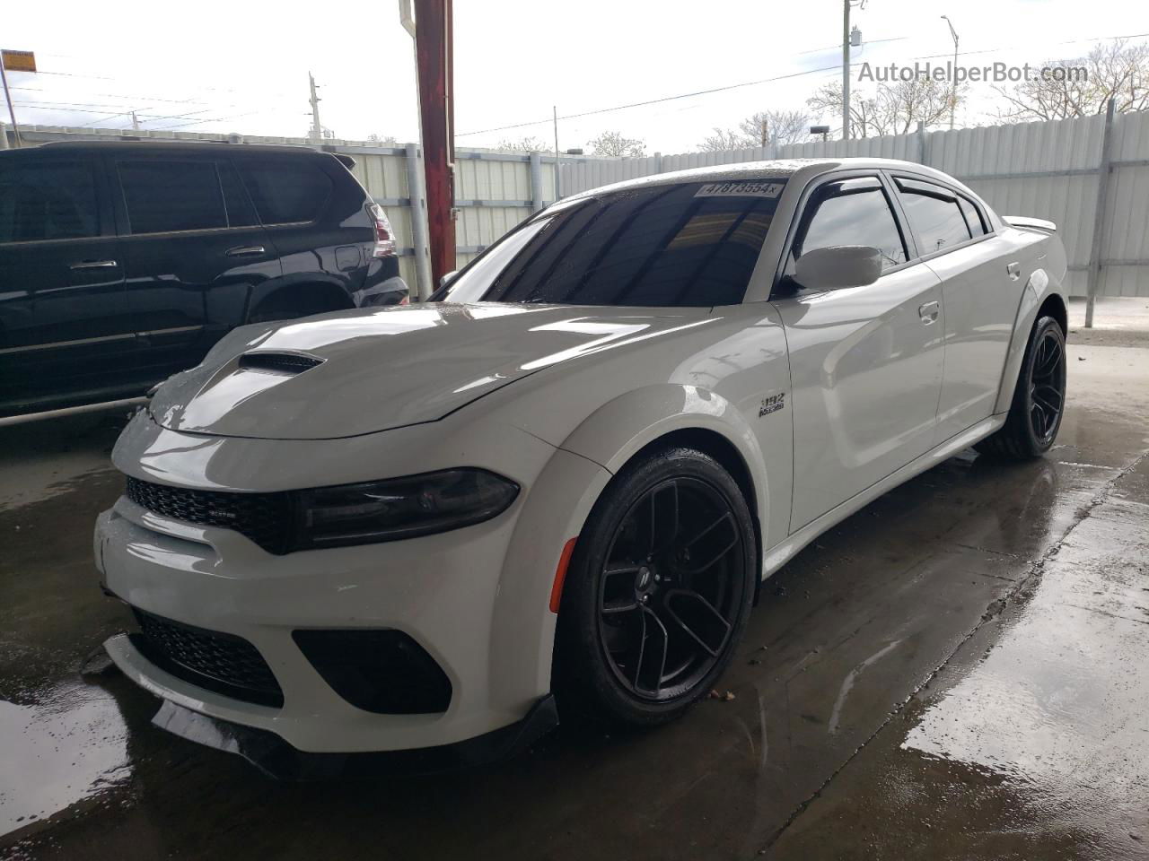 2021 Dodge Charger Scat Pack White vin: 2C3CDXGJ8MH616124