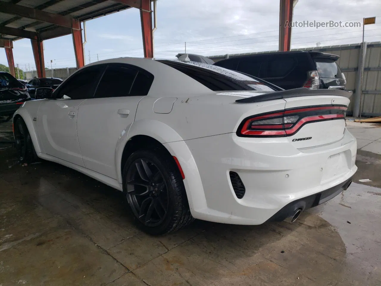 2021 Dodge Charger Scat Pack White vin: 2C3CDXGJ8MH616124