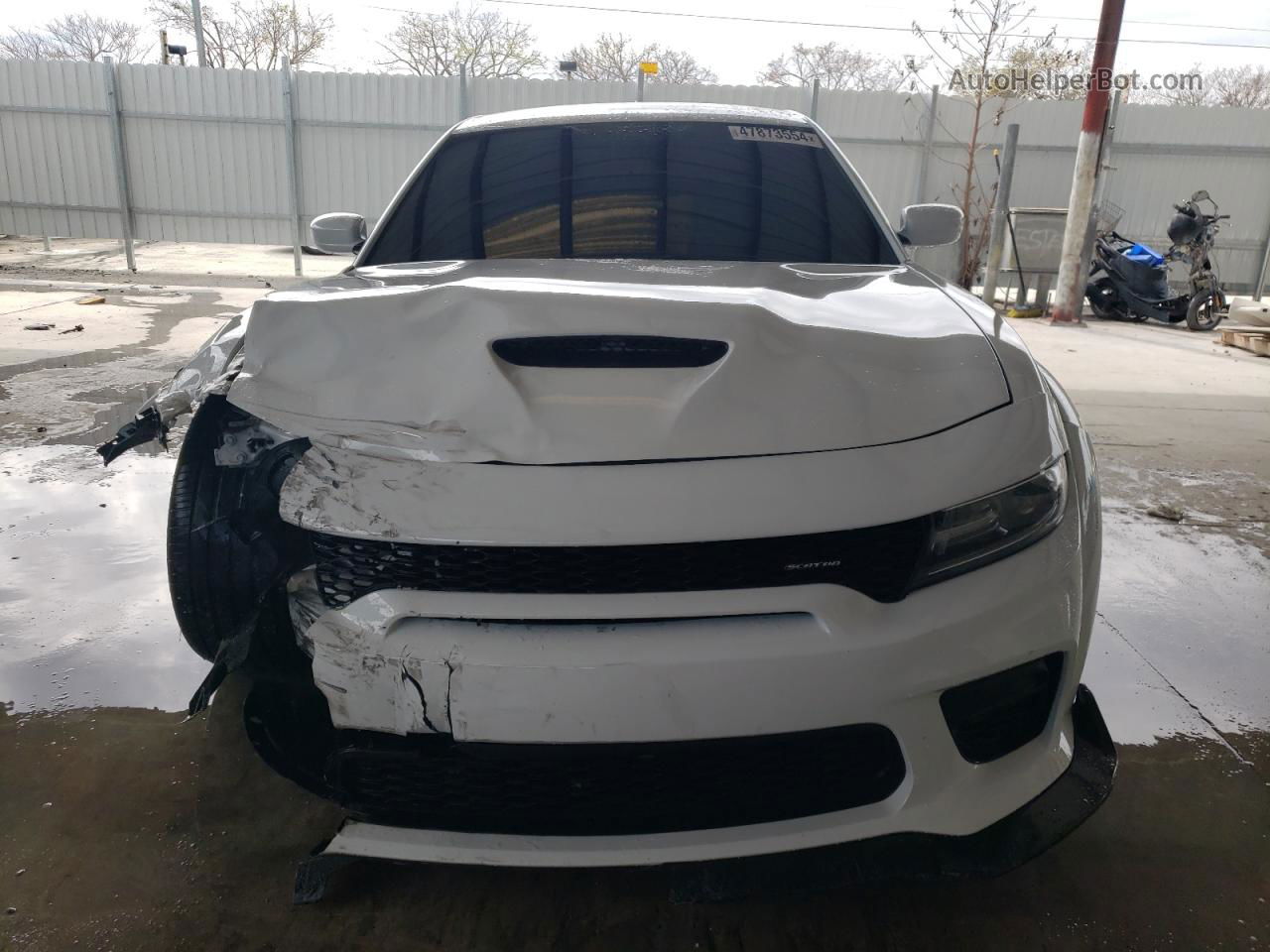 2021 Dodge Charger Scat Pack White vin: 2C3CDXGJ8MH616124