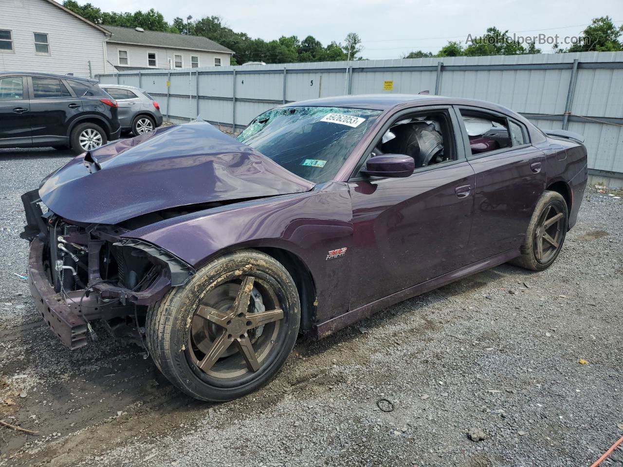 2021 Dodge Charger Scat Pack Purple vin: 2C3CDXGJ8MH658874