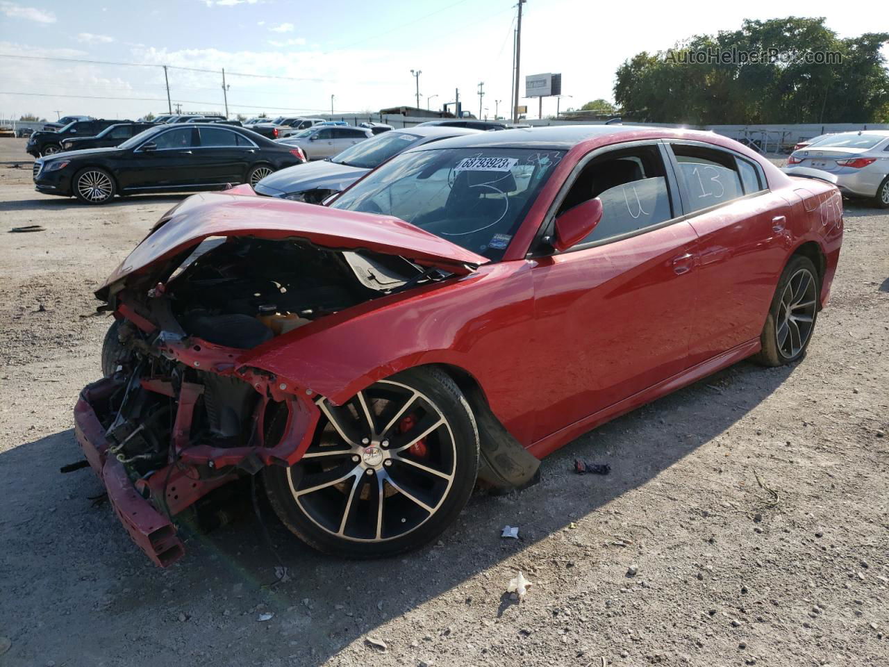 2016 Dodge Charger R/t Scat Pack Red vin: 2C3CDXGJ9GH326933