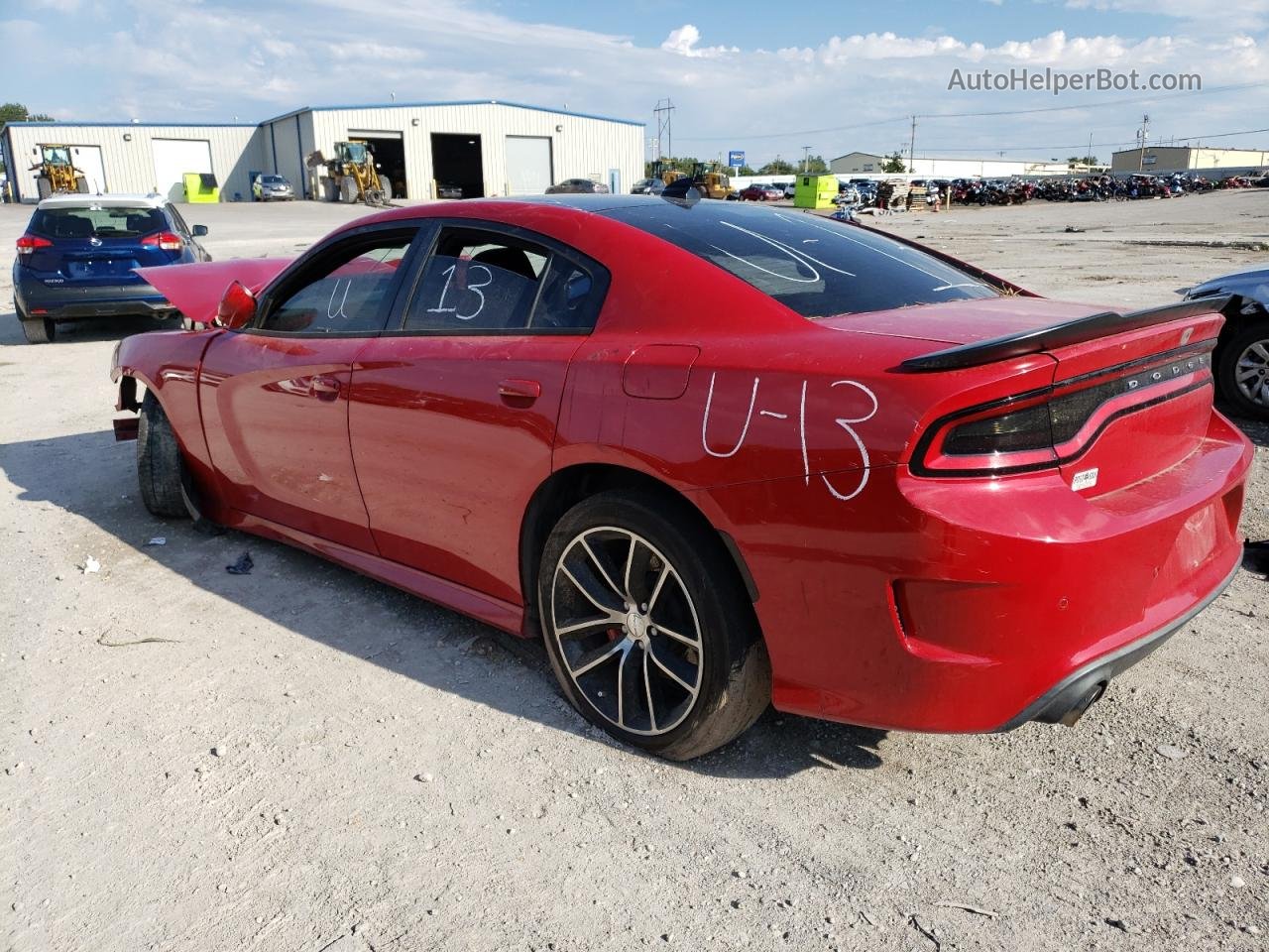 2016 Dodge Charger R/t Scat Pack Red vin: 2C3CDXGJ9GH326933