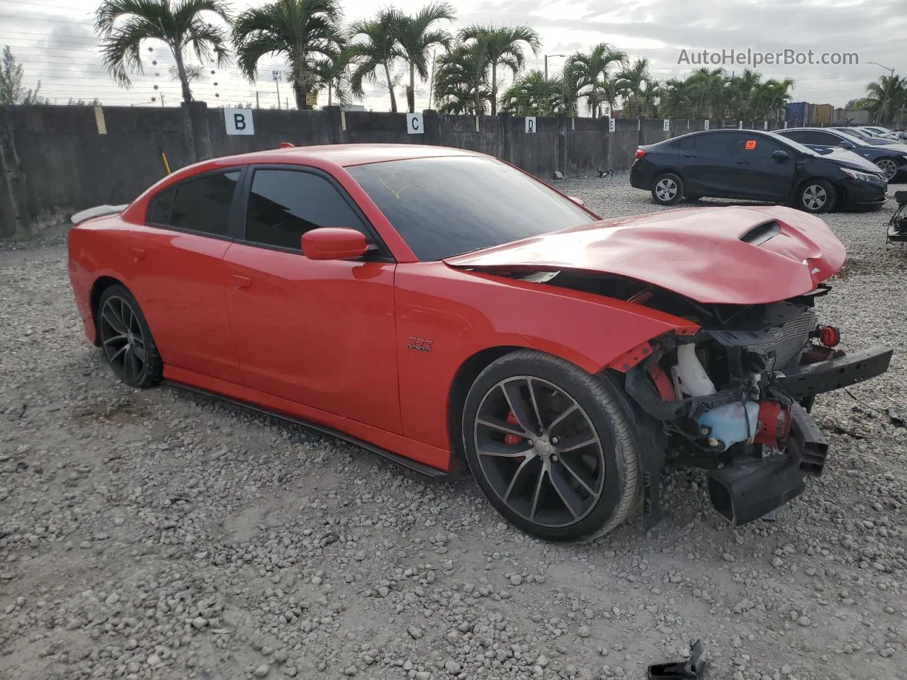 2016 Dodge Charger R/t Scat Pack Red vin: 2C3CDXGJ9GH332991