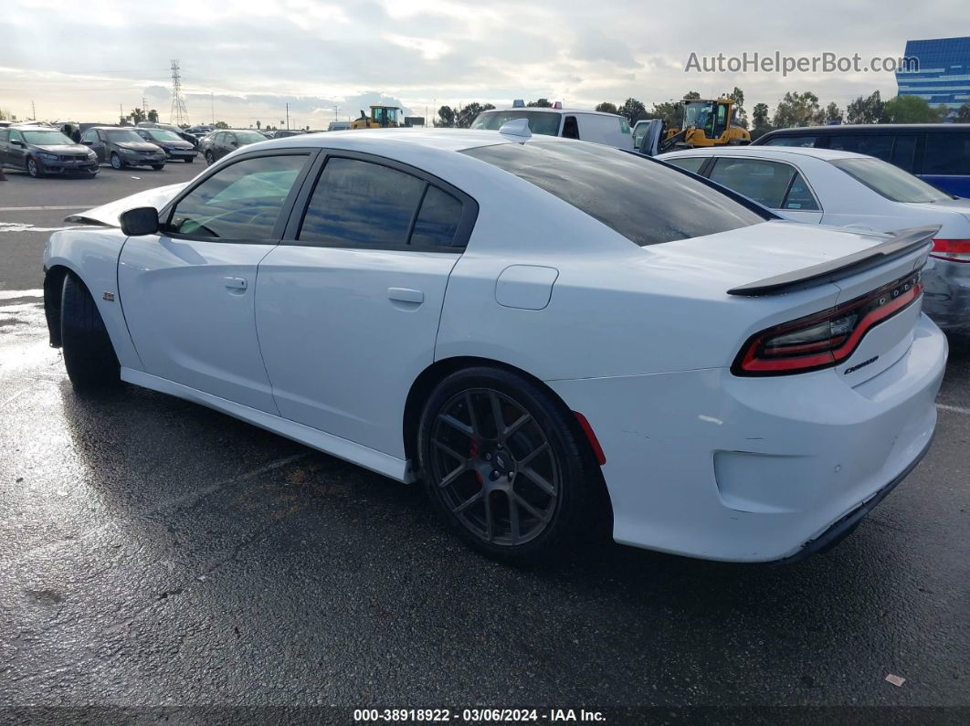 2017 Dodge Charger R/t Scat Pack Rwd White vin: 2C3CDXGJ9HH649557