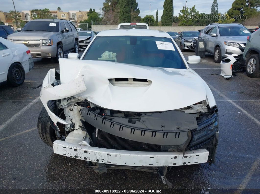 2017 Dodge Charger R/t Scat Pack Rwd White vin: 2C3CDXGJ9HH649557