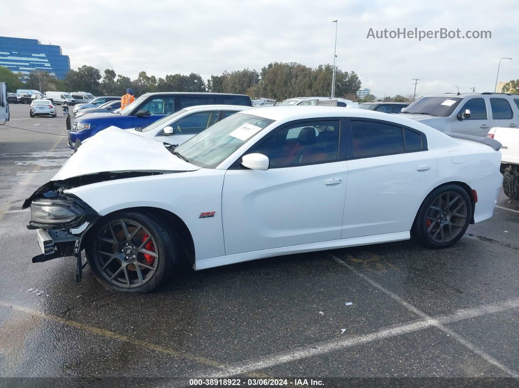 2017 Dodge Charger R/t Scat Pack Rwd White vin: 2C3CDXGJ9HH649557