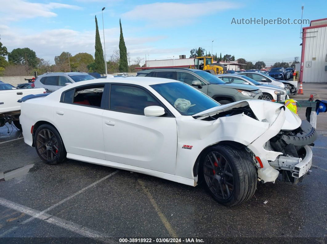 2017 Dodge Charger R/t Scat Pack Rwd White vin: 2C3CDXGJ9HH649557