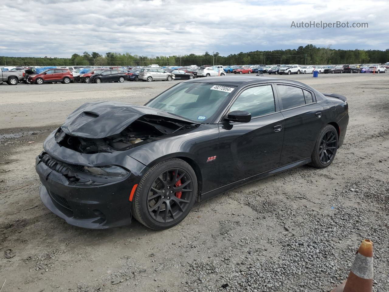 2018 Dodge Charger R/t 392 Черный vin: 2C3CDXGJ9JH221123