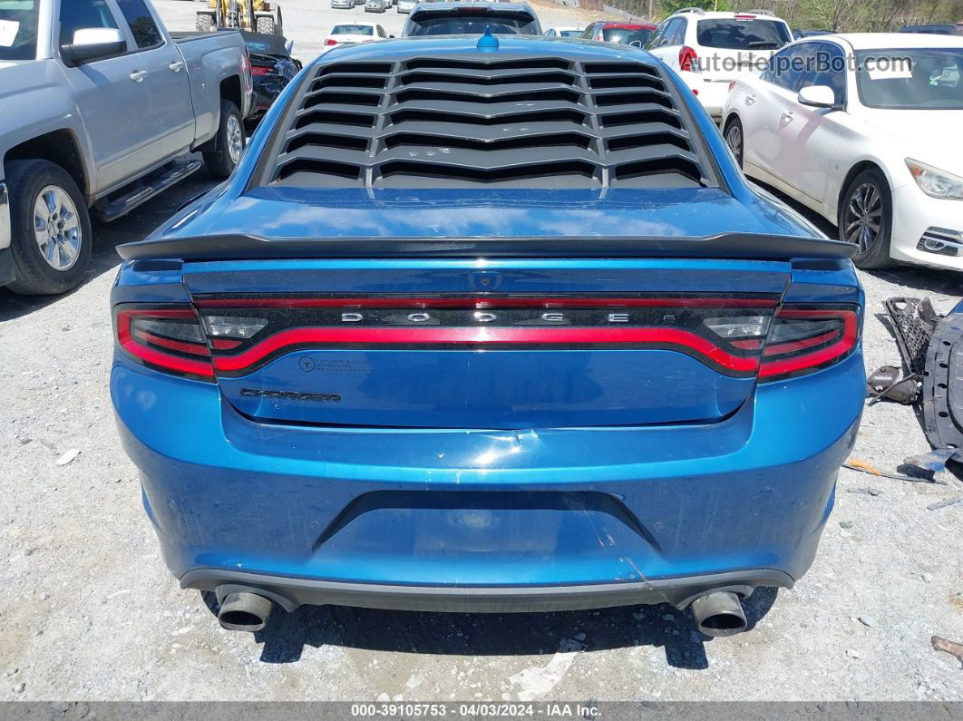 2021 Dodge Charger Scat Pack Rwd Blue vin: 2C3CDXGJ9MH503685