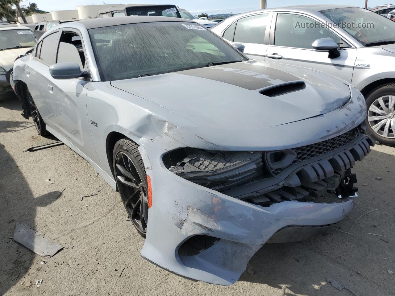 2021 Dodge Charger Scat Pack Gray vin: 2C3CDXGJ9MH540722