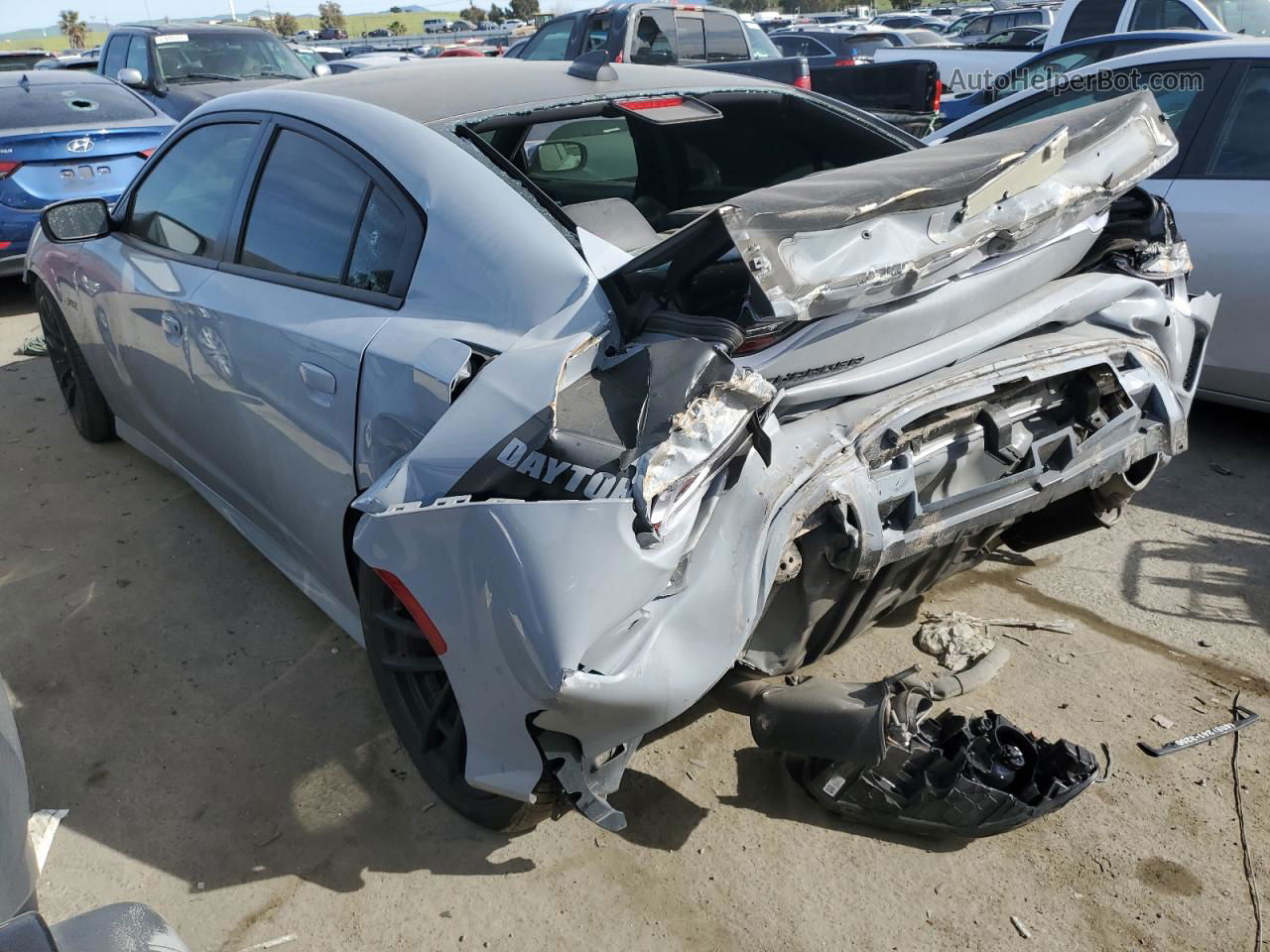 2021 Dodge Charger Scat Pack Gray vin: 2C3CDXGJ9MH540722