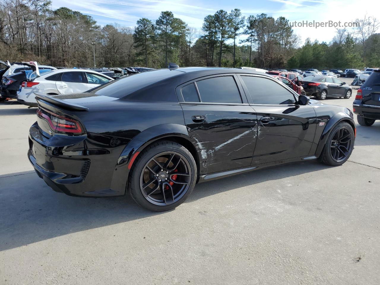 2021 Dodge Charger Scat Pack Черный vin: 2C3CDXGJ9MH561022