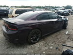 2021 Dodge Charger Scat Pack Rwd Фиолетовый vin: 2C3CDXGJ9MH578001