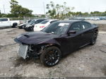 2021 Dodge Charger Scat Pack Rwd Фиолетовый vin: 2C3CDXGJ9MH578001