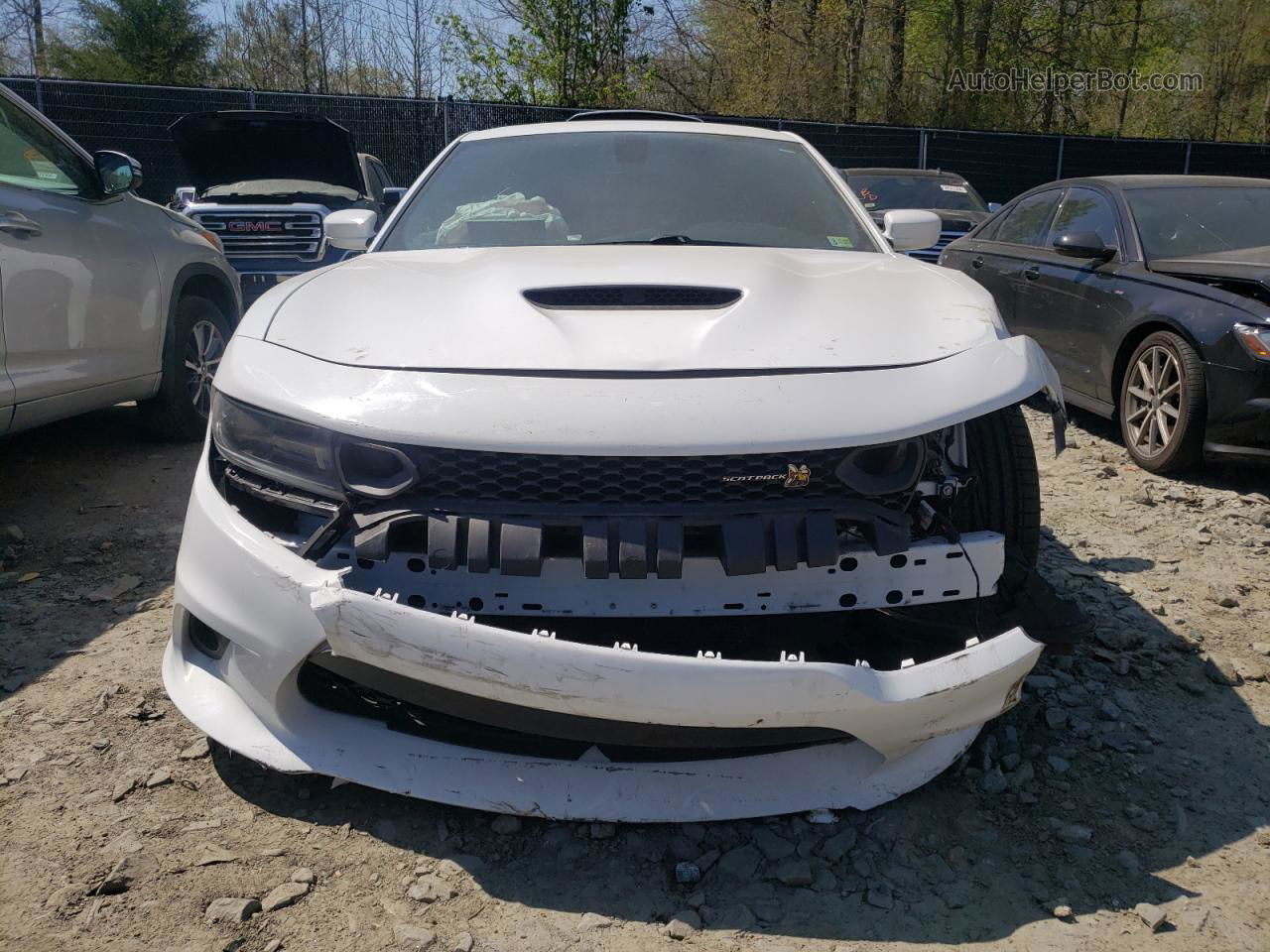 2021 Dodge Charger Scat Pack White vin: 2C3CDXGJ9MH579519