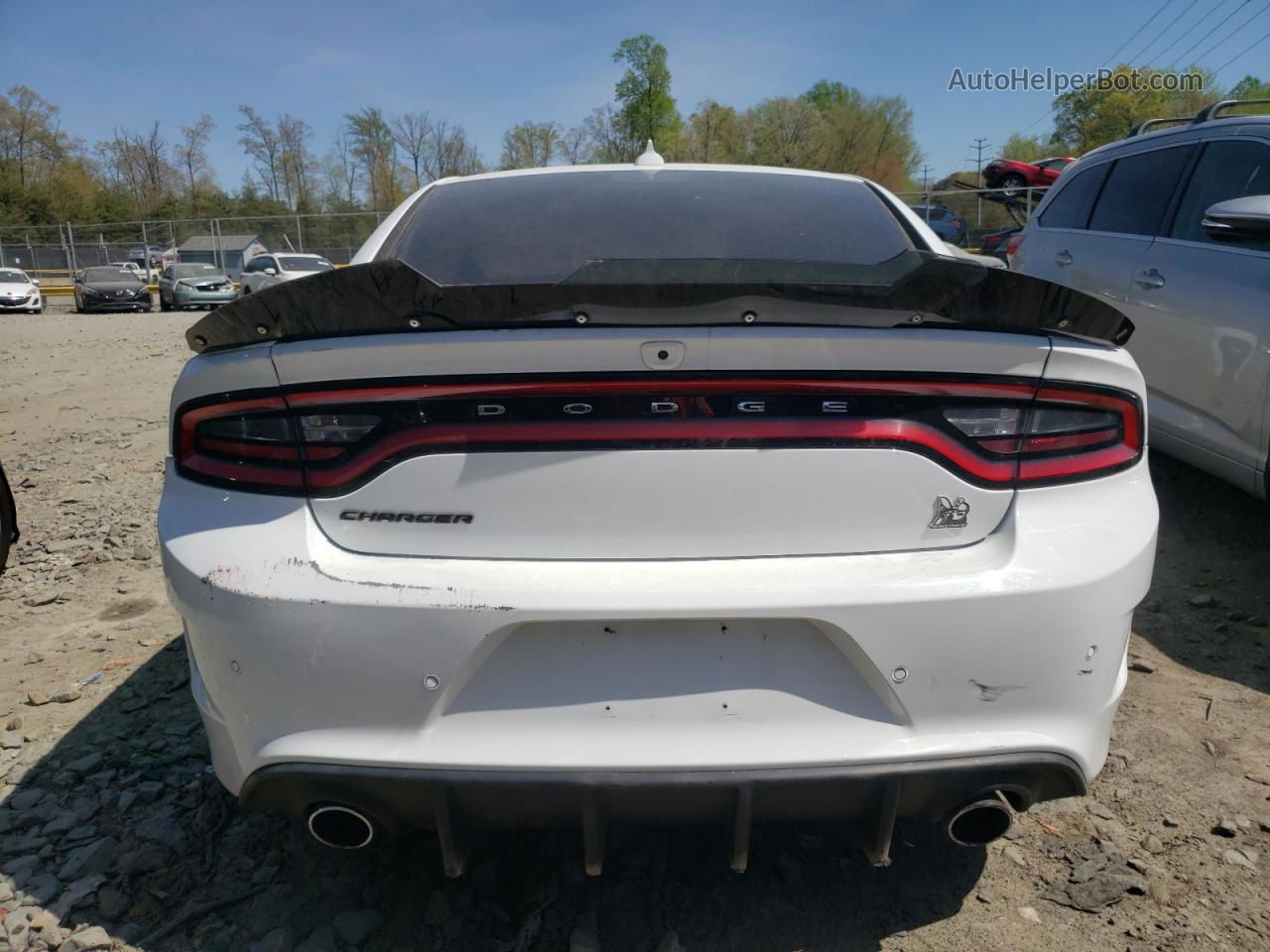 2021 Dodge Charger Scat Pack White vin: 2C3CDXGJ9MH579519