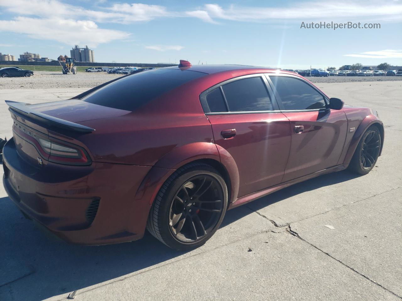 2021 Dodge Charger Scat Pack Red vin: 2C3CDXGJ9MH649438