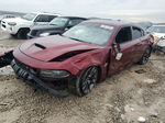 2021 Dodge Charger Scat Pack Burgundy vin: 2C3CDXGJ9MH684965