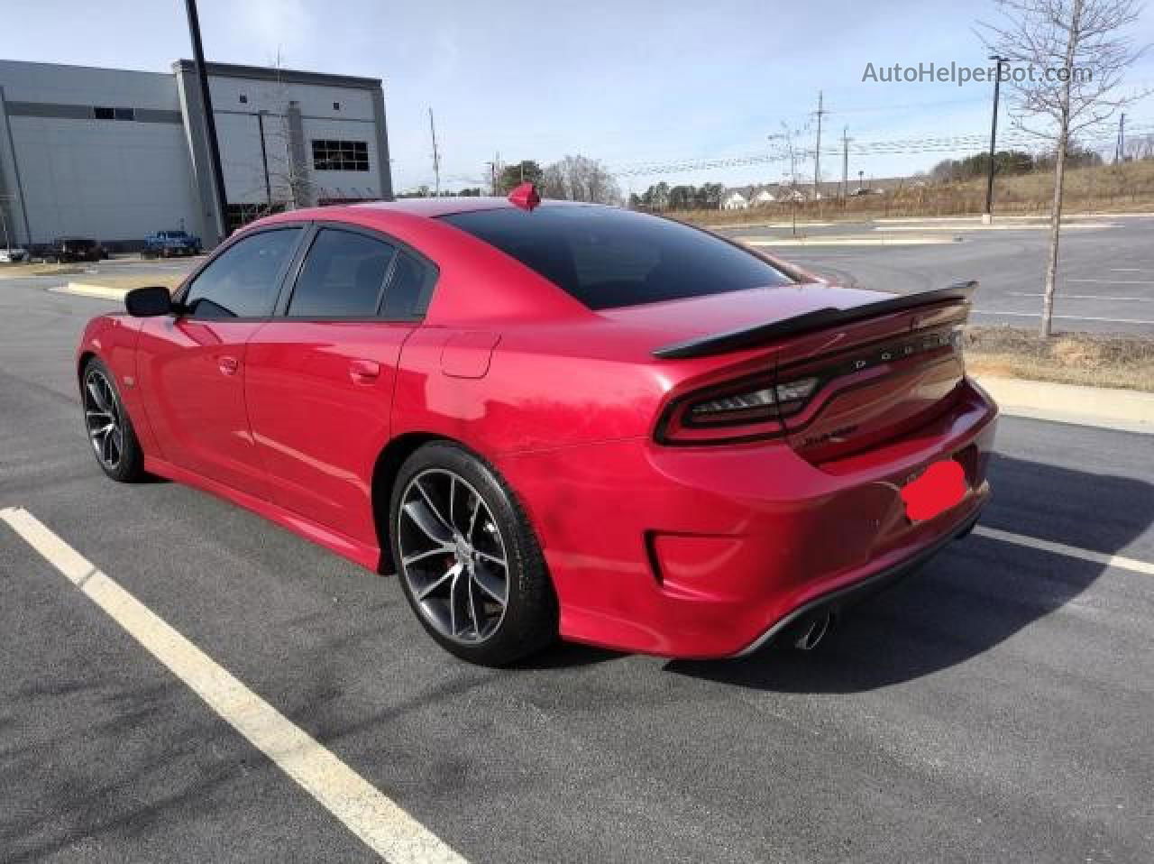 2016 Dodge Charger R/t Scat Pack Red vin: 2C3CDXGJXGH150006