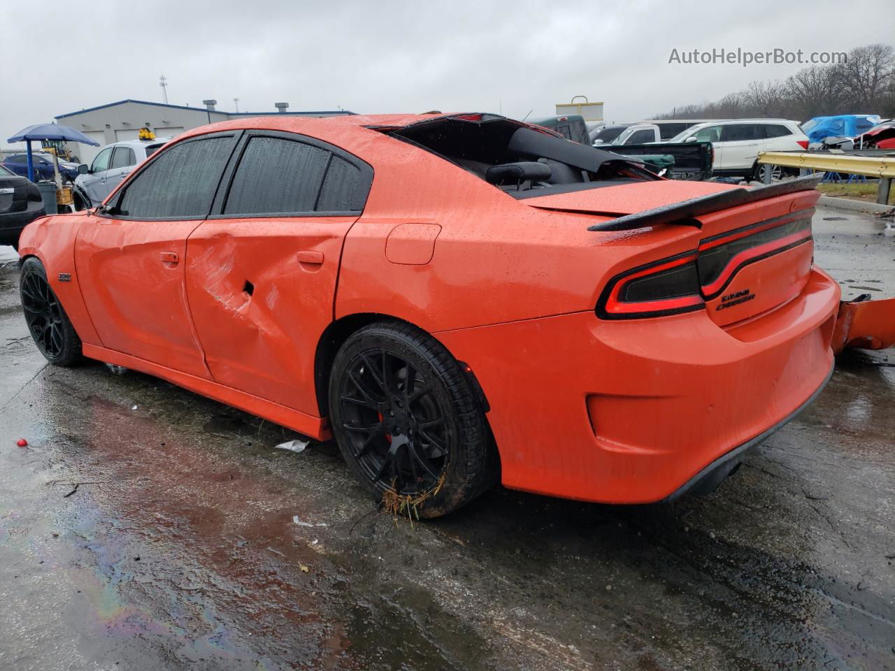 2016 Dodge Charger R/t Scat Pack Orange vin: 2C3CDXGJXGH302379