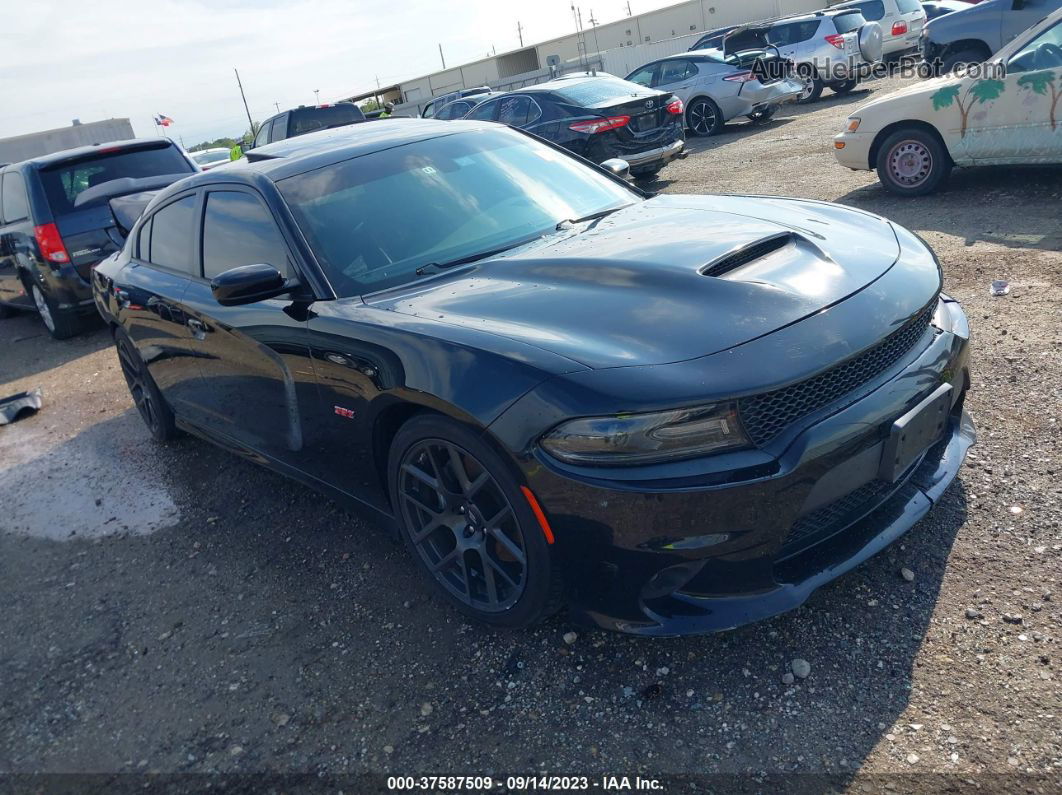 2018 Dodge Charger R/t Scat Pack Rwd Black vin: 2C3CDXGJXJH179593