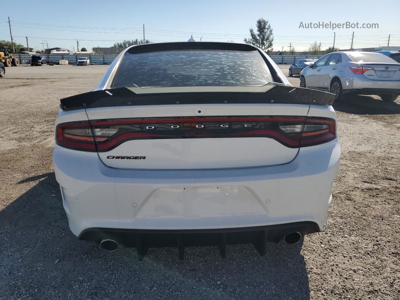 2018 Dodge Charger R/t 392 White vin: 2C3CDXGJXJH297532