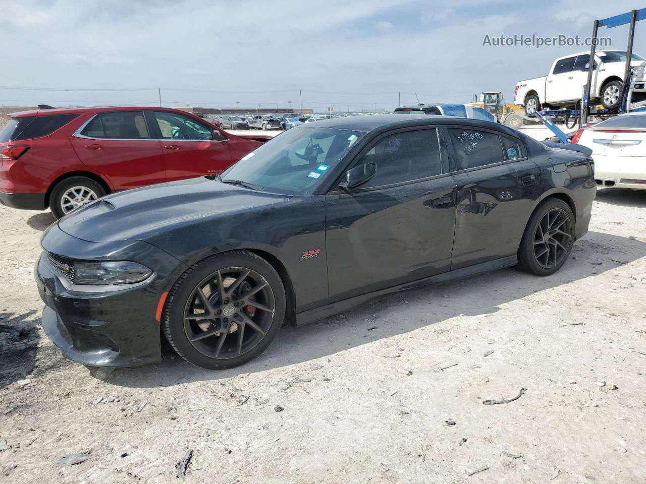 2018 Dodge Charger R/t 392 Black vin: 2C3CDXGJXJH314989