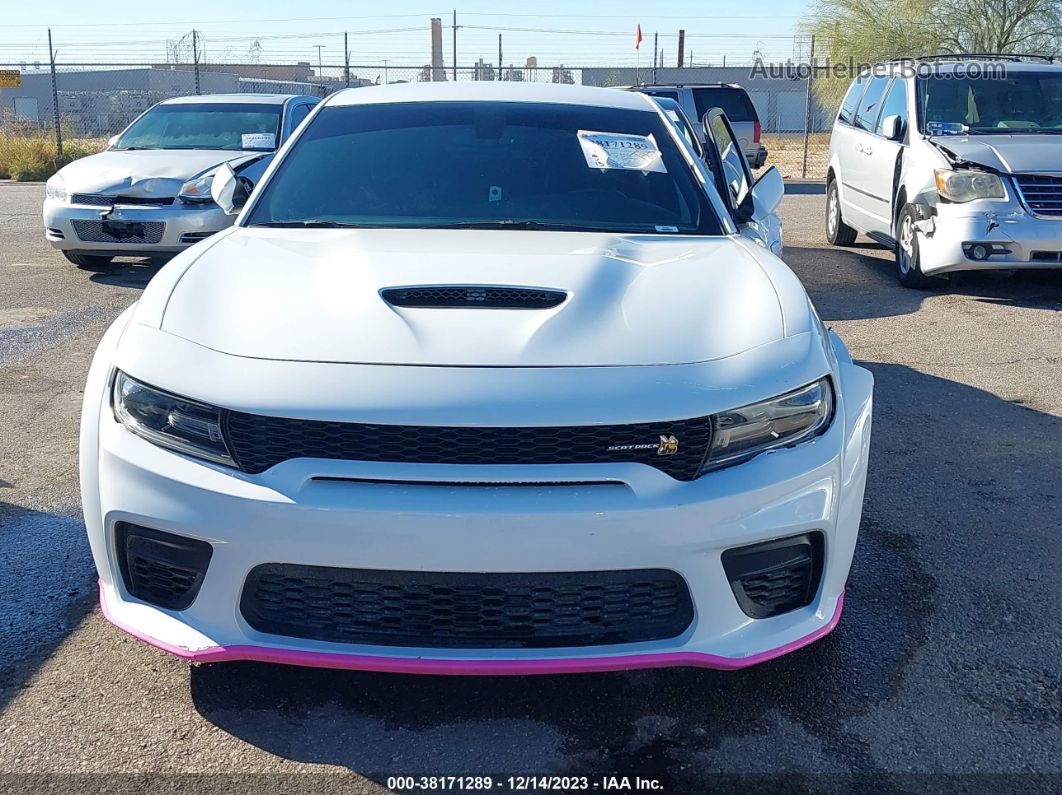 2021 Dodge Charger Scat Pack Widebody Rwd Белый vin: 2C3CDXGJXMH504036