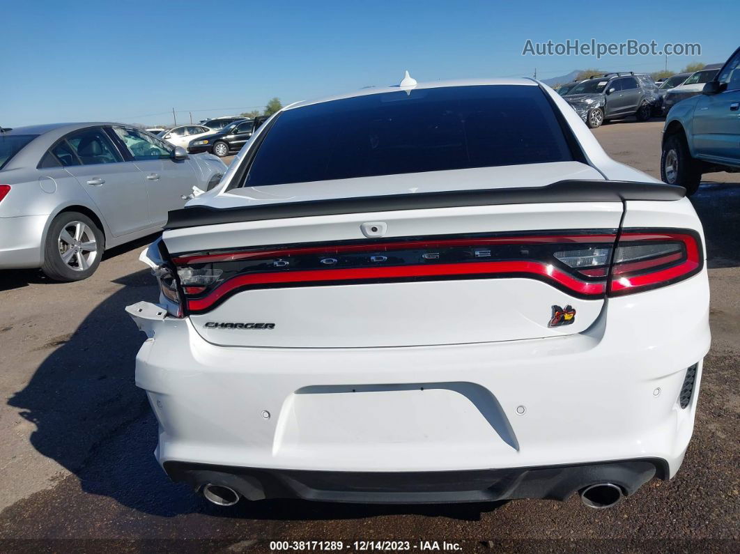 2021 Dodge Charger Scat Pack Widebody Rwd White vin: 2C3CDXGJXMH504036