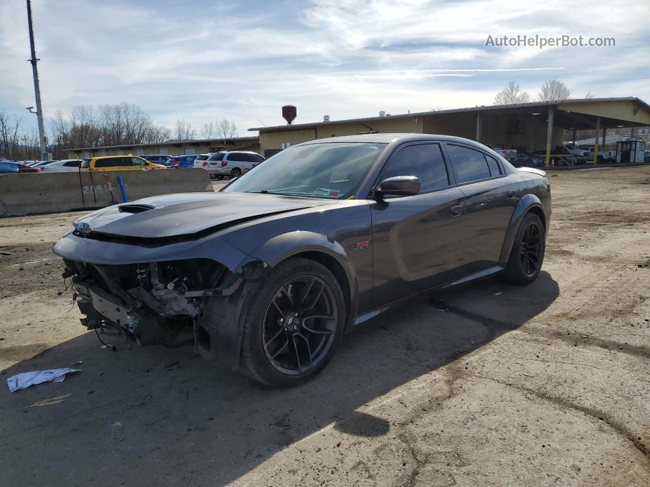 2021 Dodge Charger Scat Pack Gray vin: 2C3CDXGJXMH522794