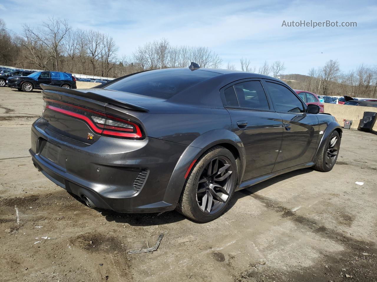 2021 Dodge Charger Scat Pack Gray vin: 2C3CDXGJXMH522794