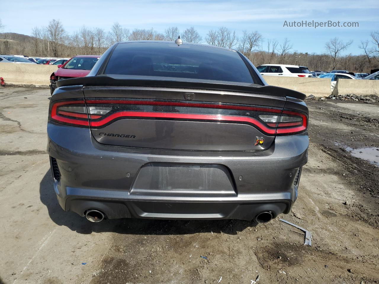 2021 Dodge Charger Scat Pack Gray vin: 2C3CDXGJXMH522794