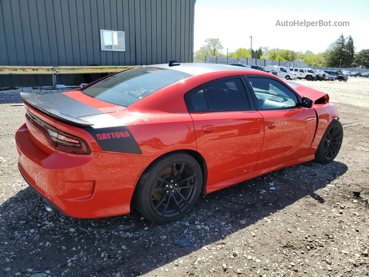 2021 Dodge Charger Scat Pack Red vin: 2C3CDXGJXMH535478