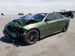 2021 Dodge Charger Scat Pack Green vin: 2C3CDXGJXMH559196