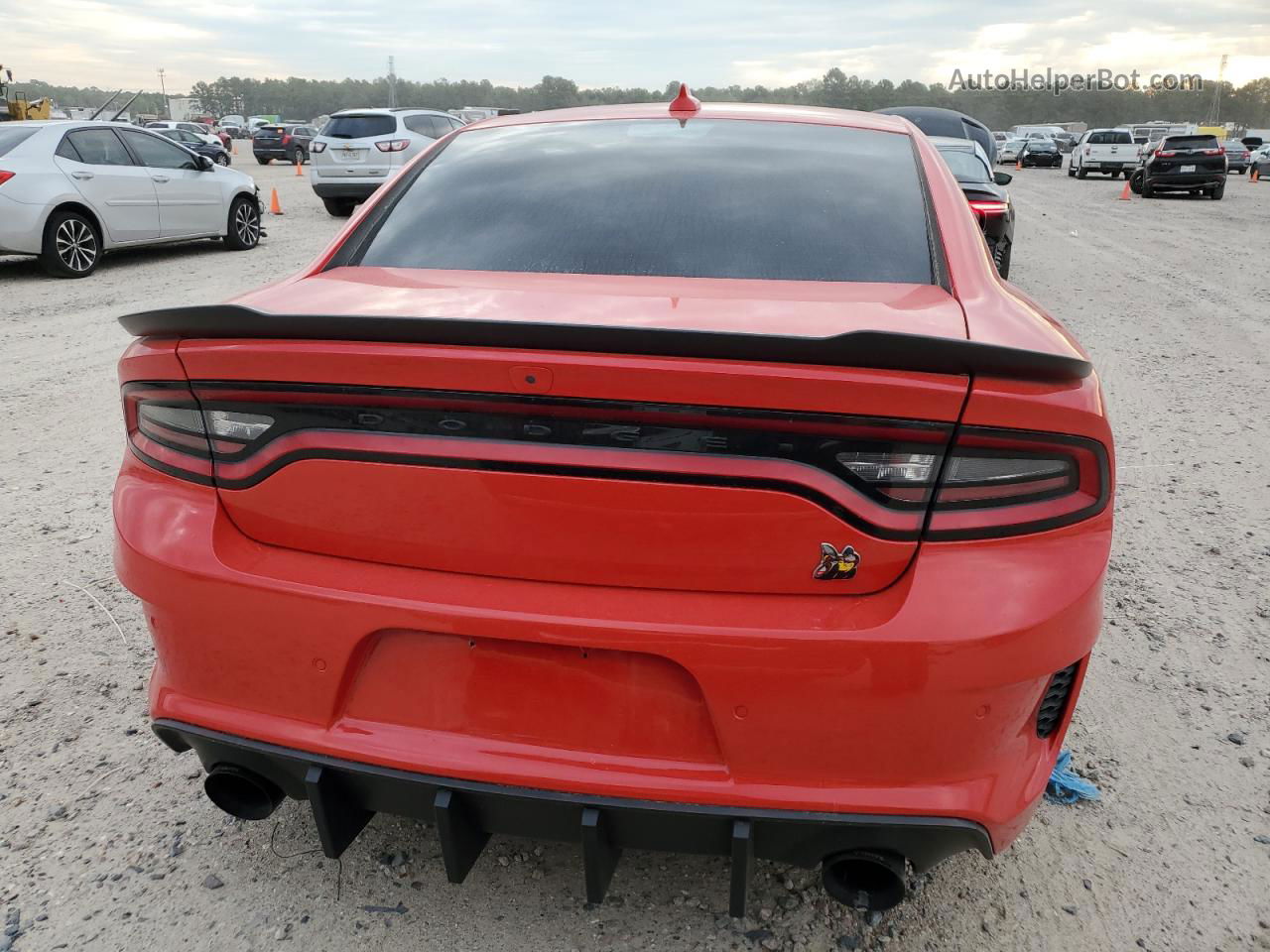 2021 Dodge Charger Scat Pack Red vin: 2C3CDXGJXMH568996